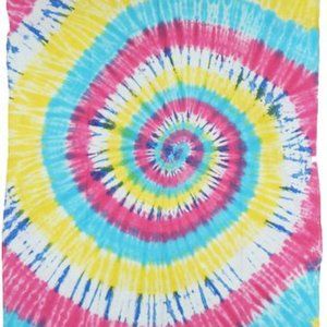 Tie Dye Spiral Tapestry, Twin Size